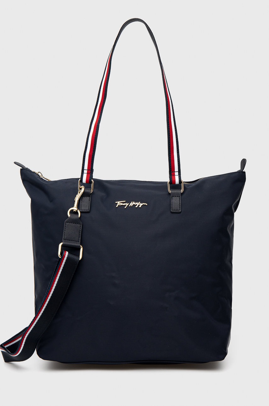 

Чанта Tommy Hilfiger в тъмносиньо, Тъмносин