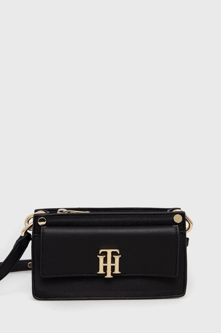 

Чанта Tommy Hilfiger в черно, Черен