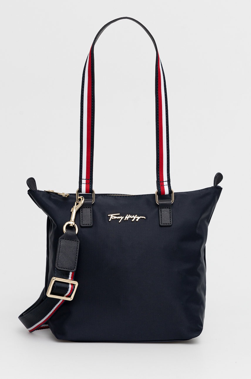 

Чанта Tommy Hilfiger в тъмносиньо, Тъмносин