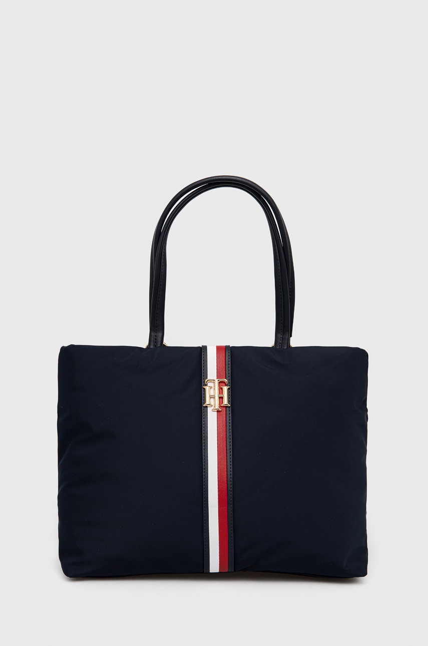 

Чанта Tommy Hilfiger в тъмносиньо, Тъмносин