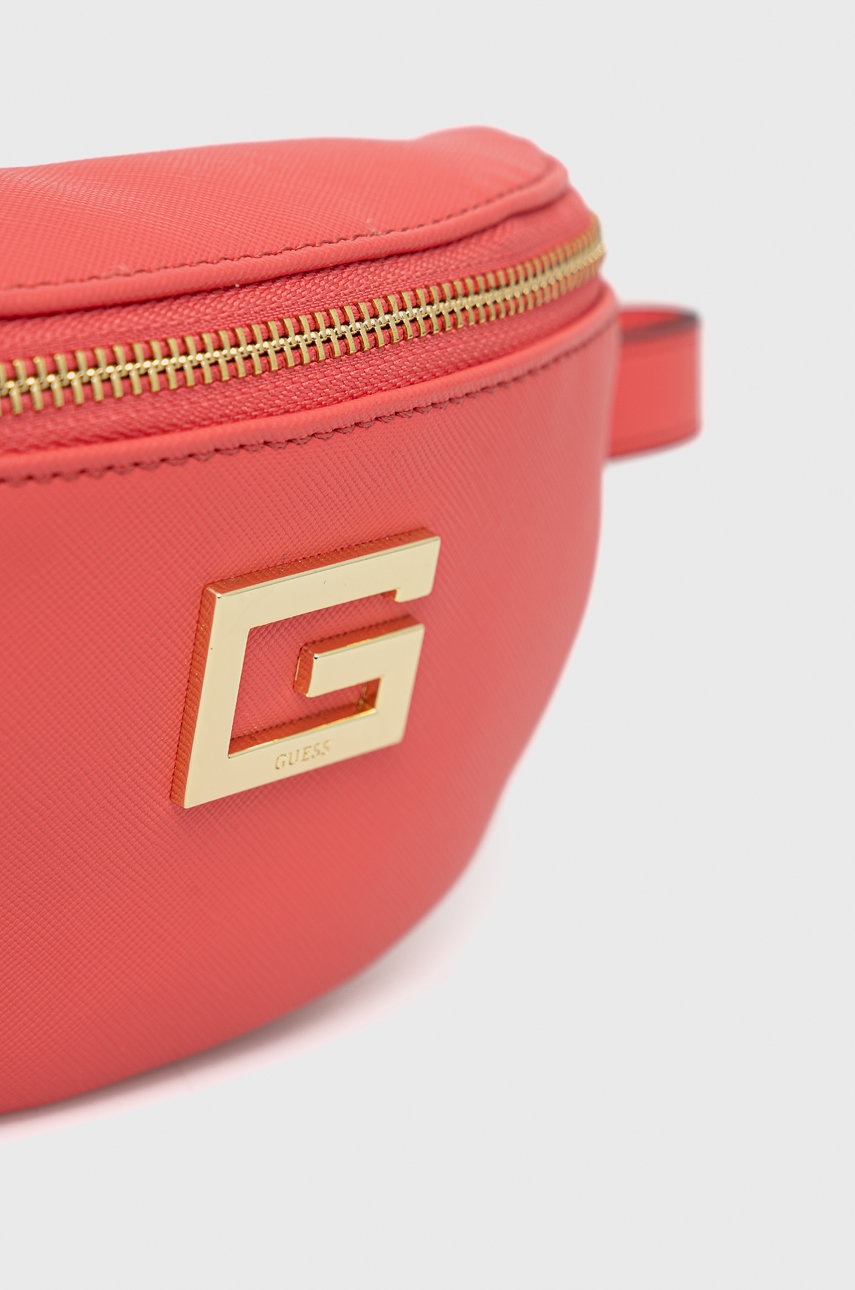 

Сумка на пояс Guess колір помаранчевий
