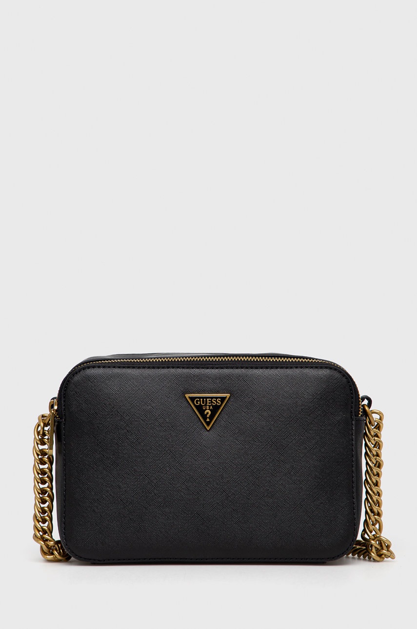 

Чанта Guess в черно, Черен
