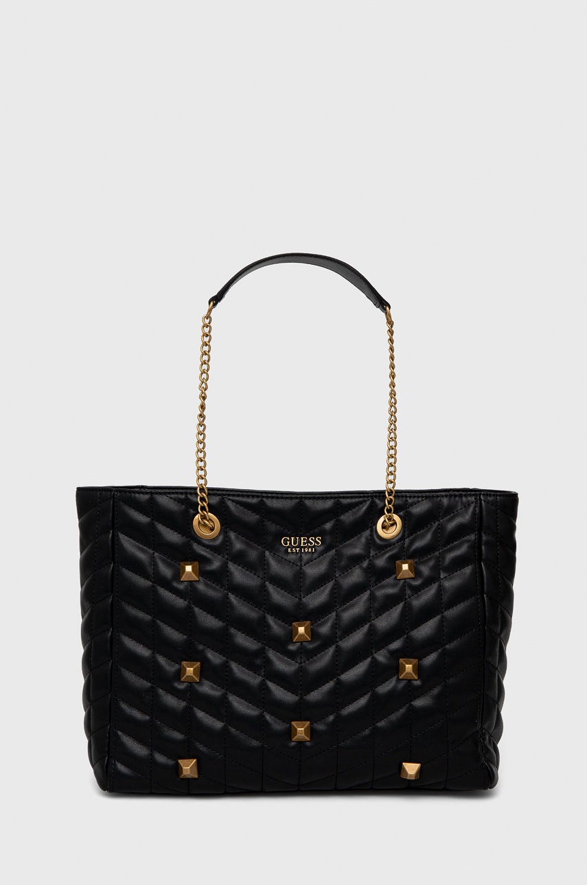 

Чанта Guess в черно, Черен