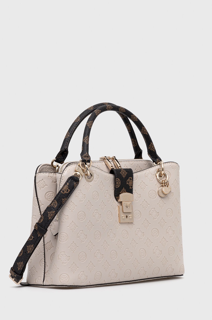 

Сумочка Guess колір бежевий