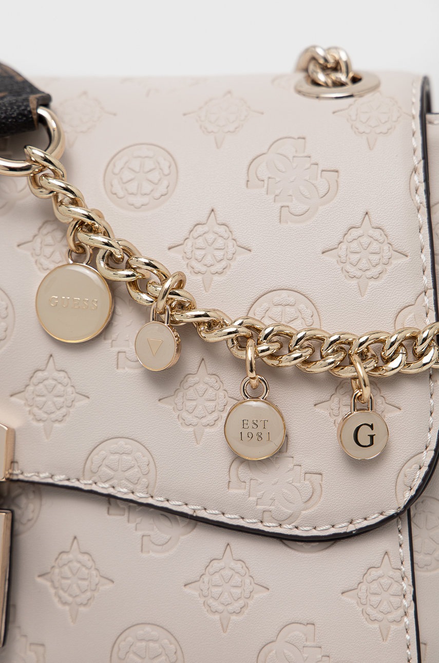 

Сумочка Guess колір бежевий
