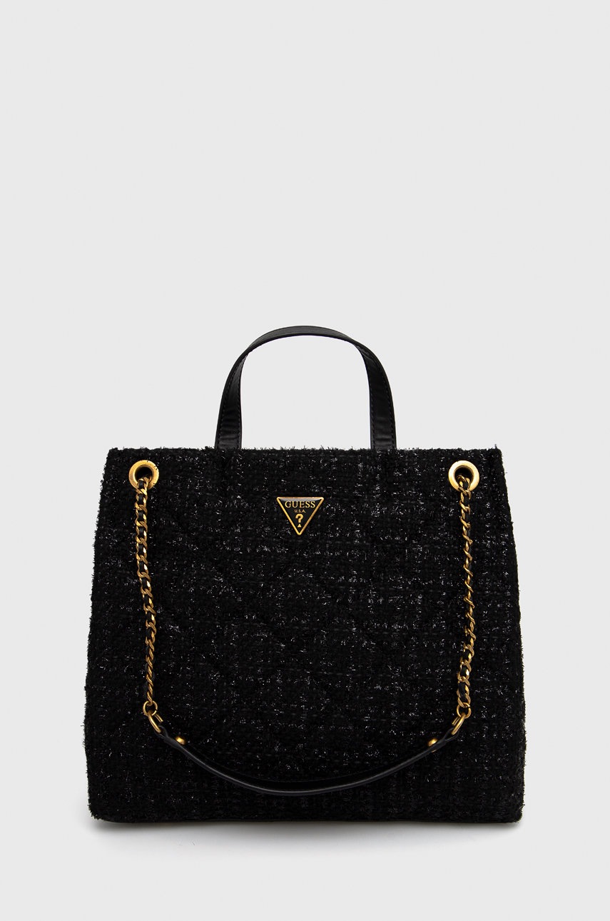 

Чанта Guess в черно, Черен