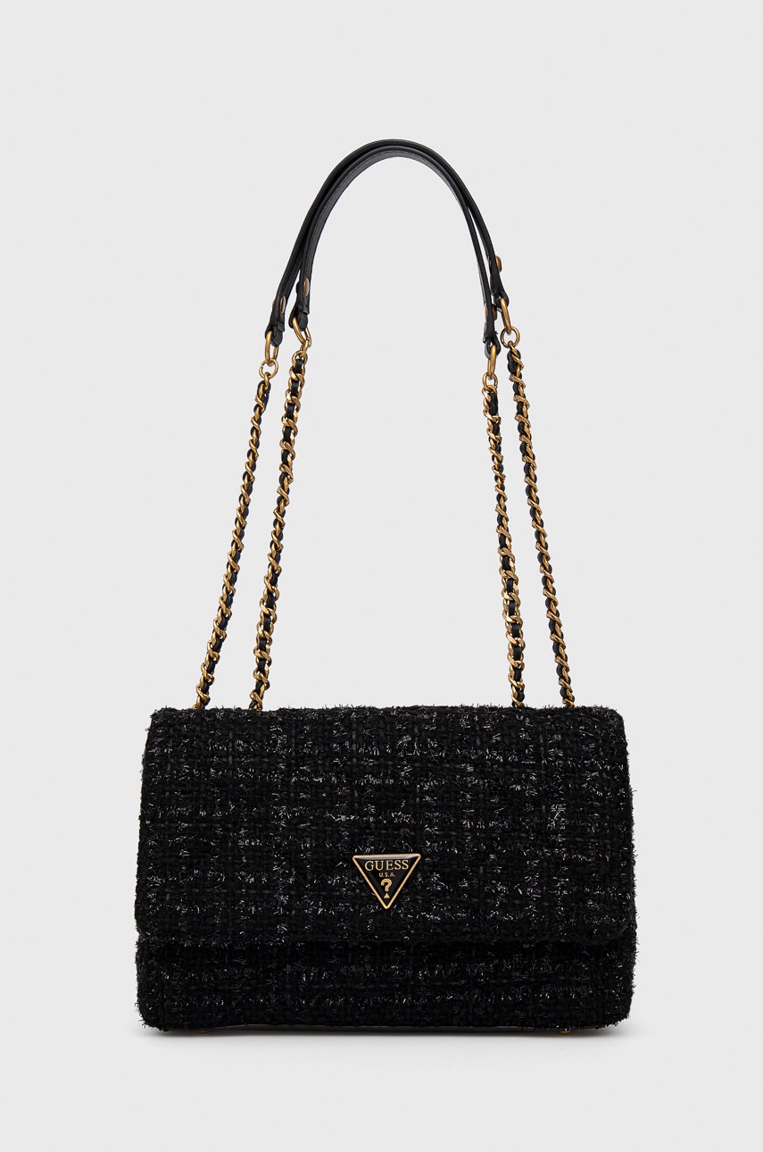 

Чанта Guess в черно, Черен