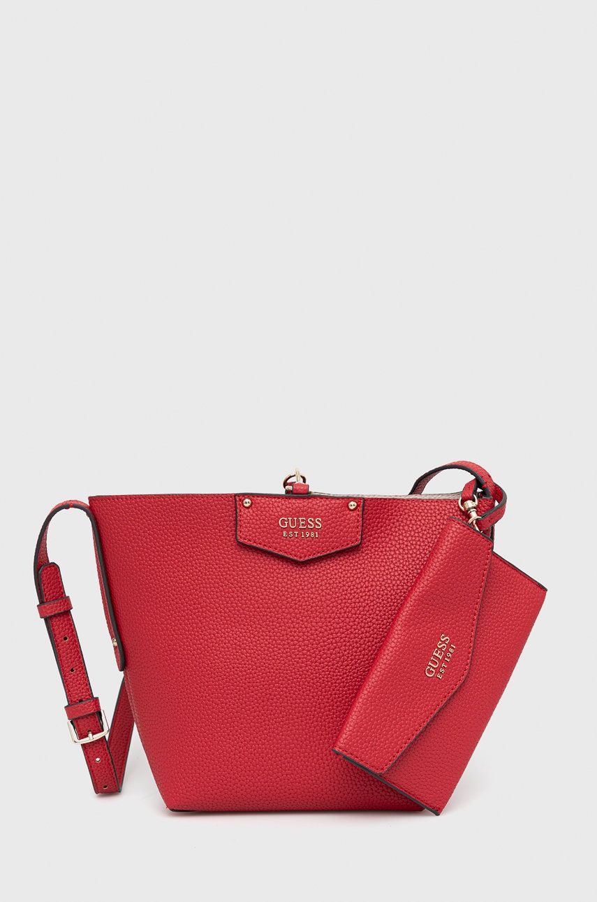 

Guess - Чанта с две лица, Червен