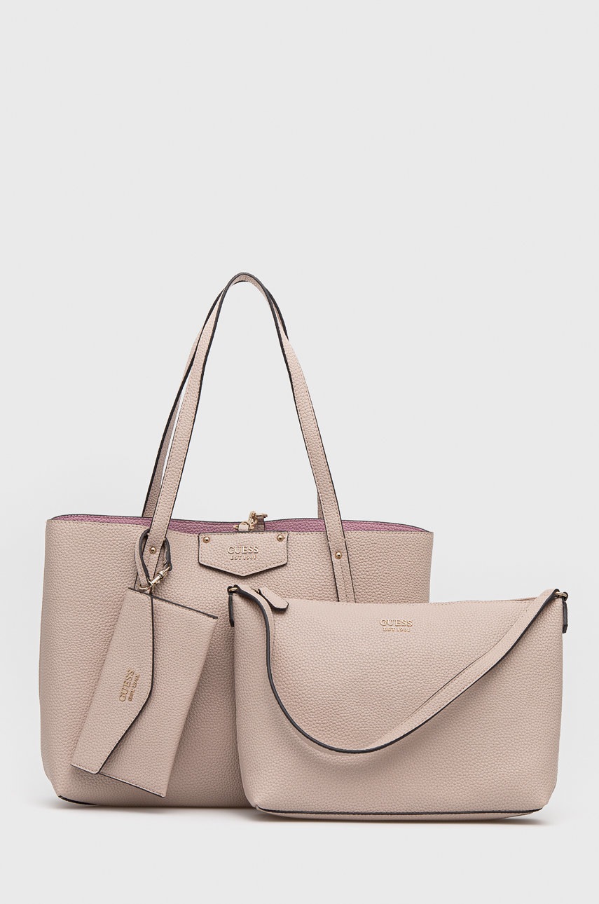 

Guess - Чанта с две лица, Розов