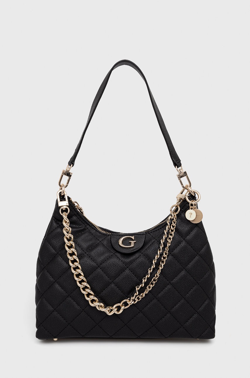

Чанта Guess в черно, Черен