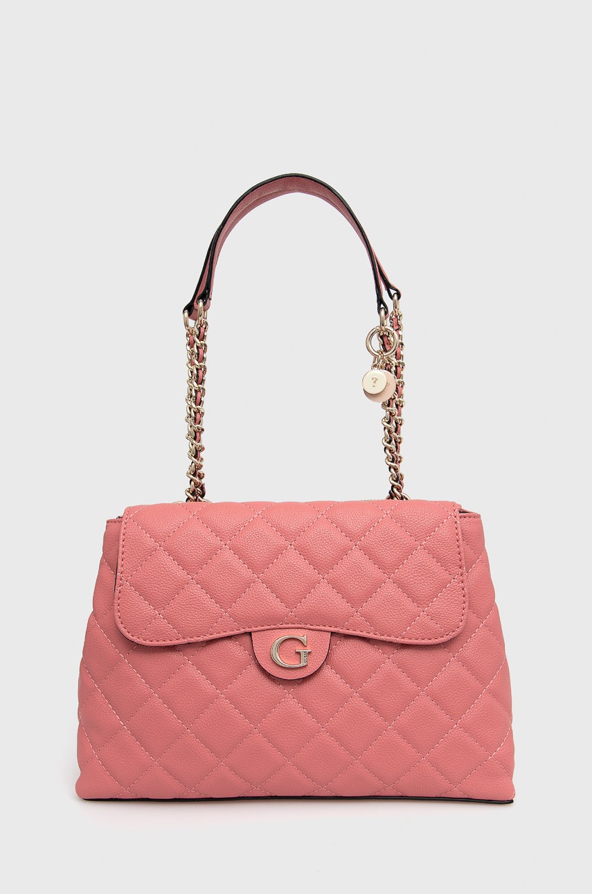 

Чанта Guess в розово, Розов