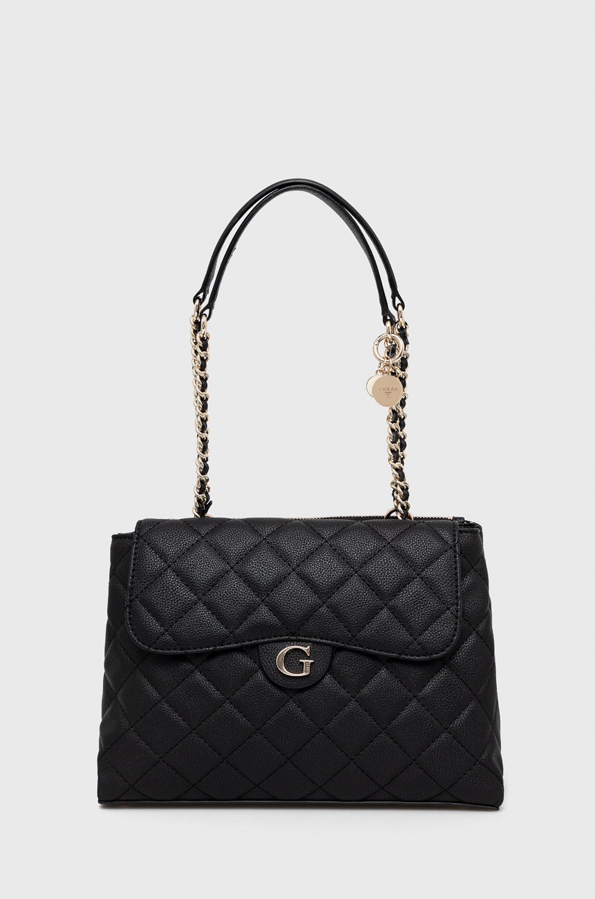 

Чанта Guess в черно, Черен