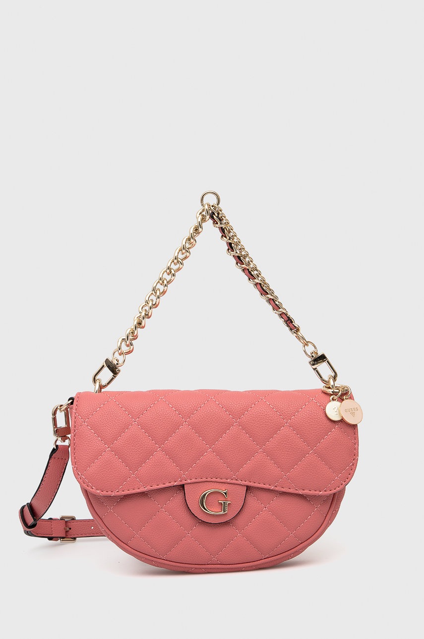 

Чанта Guess в розово, Розов