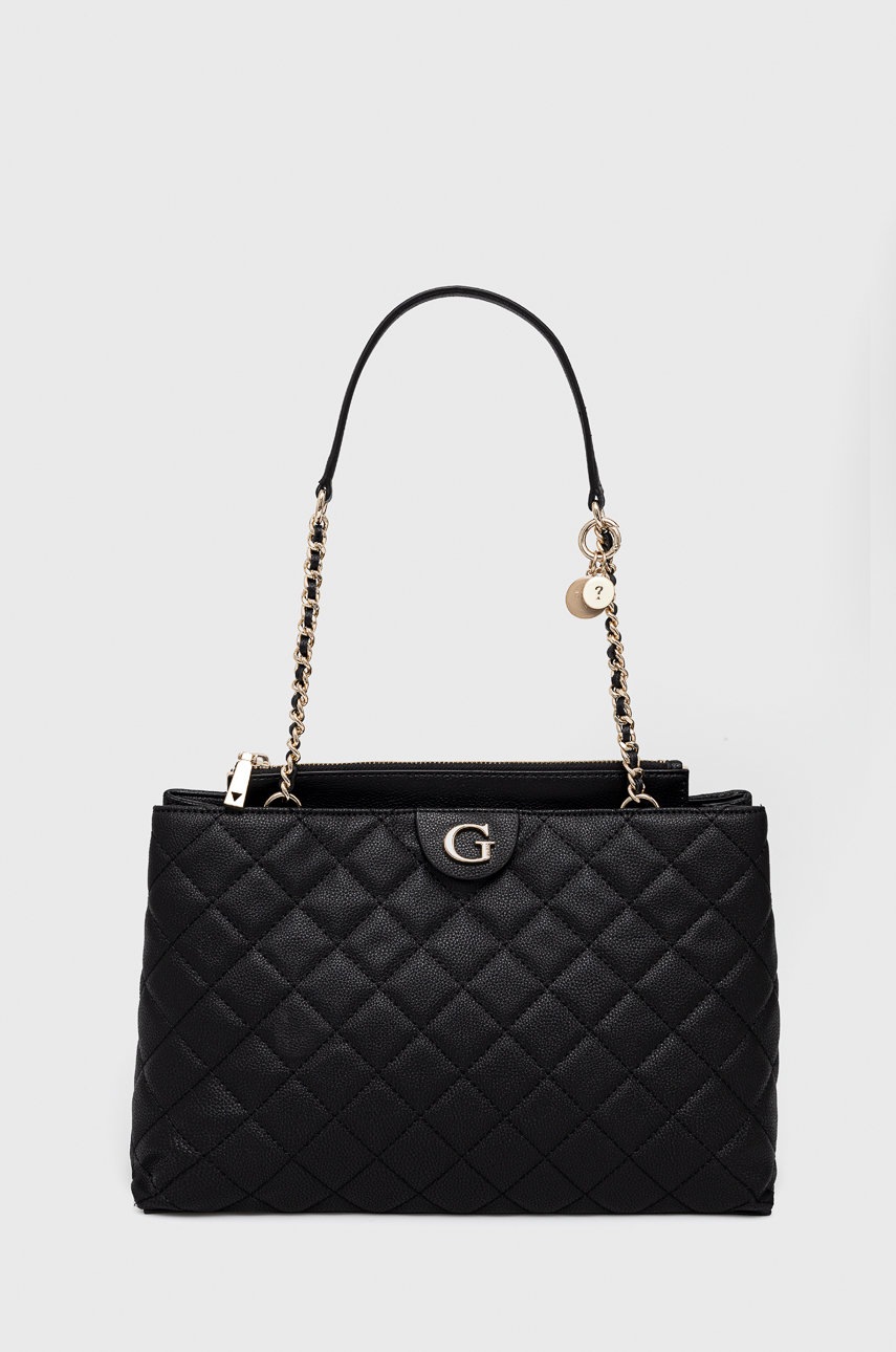 

Чанта Guess в черно, Черен