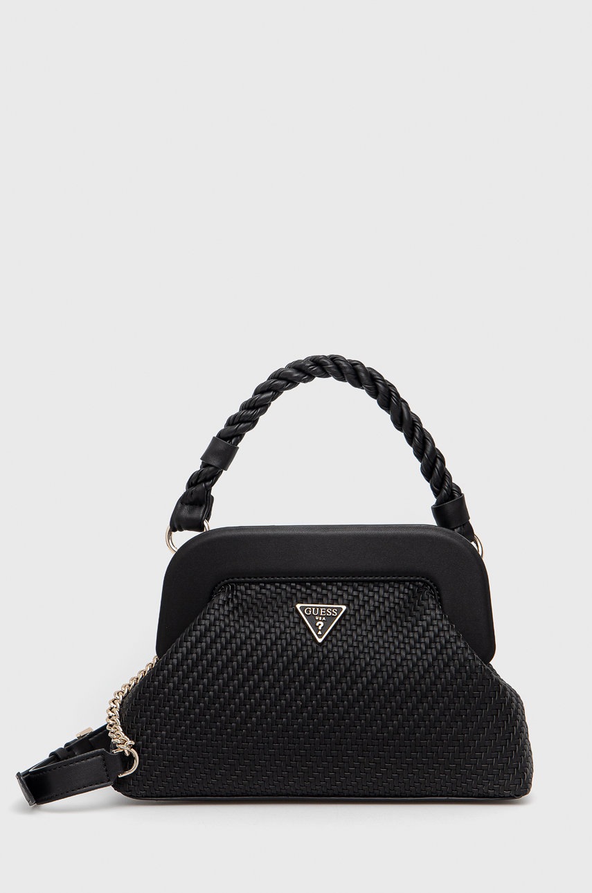 

Чанта Guess в черно, Черен