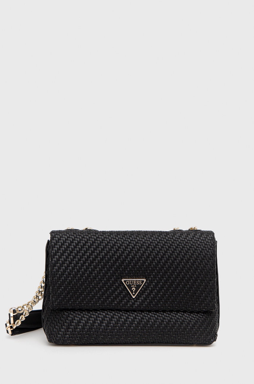 

Чанта Guess в черно, Черен