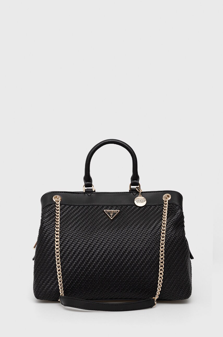 

Чанта Guess в черно, Черен