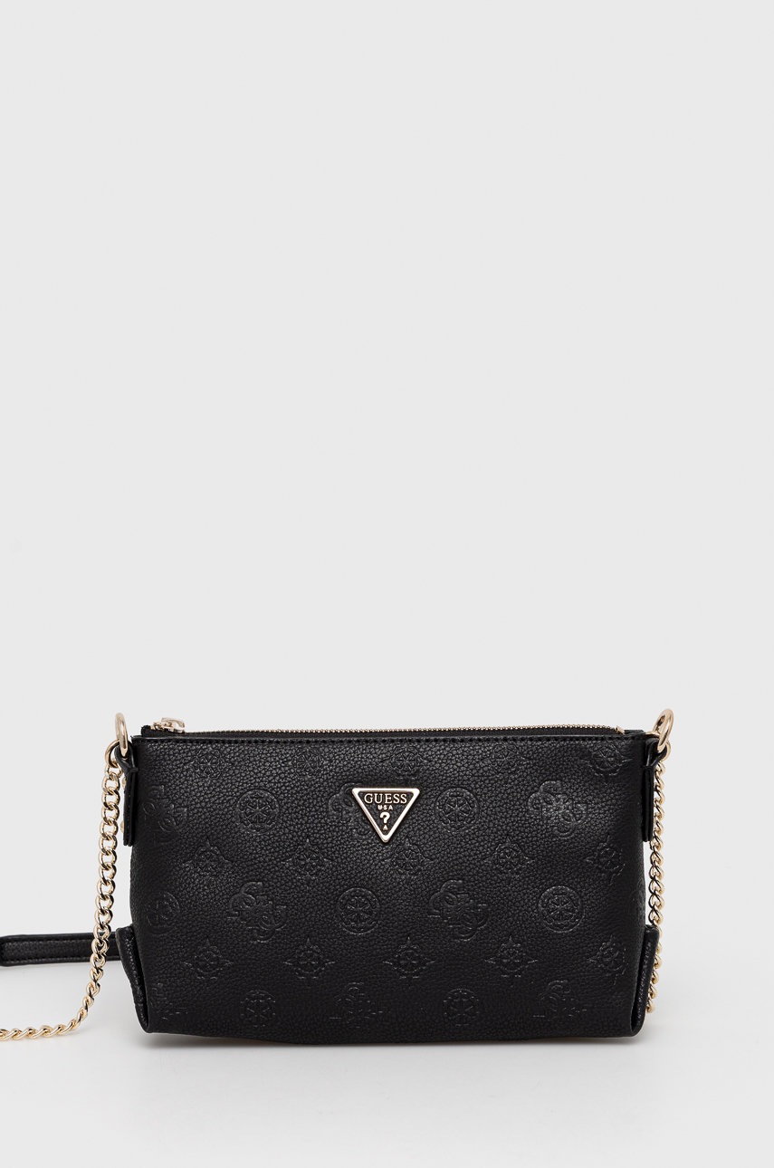 

Чанта Guess в черно, Черен