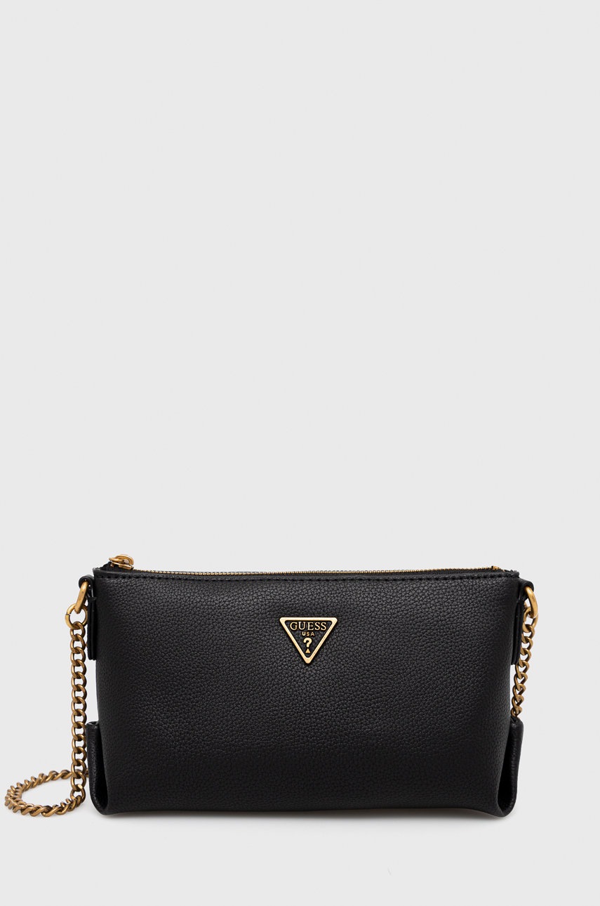 

Чанта Guess в черно, Черен