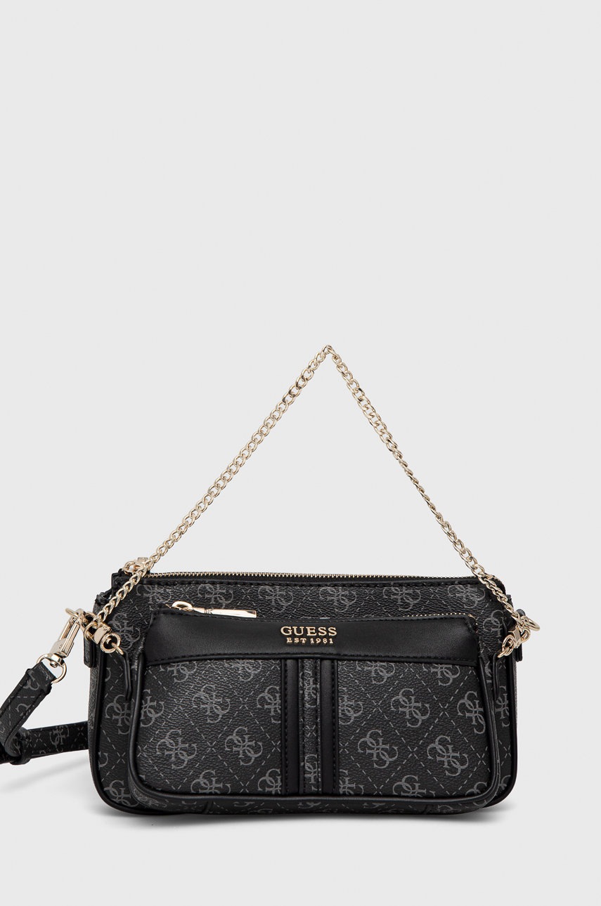 

Чанта Guess в черно, Черен