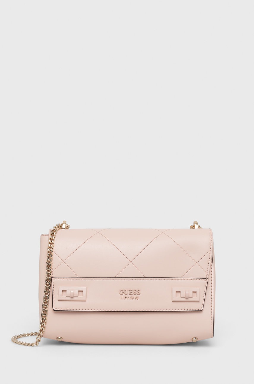 

Чанта Guess в розово, Розов