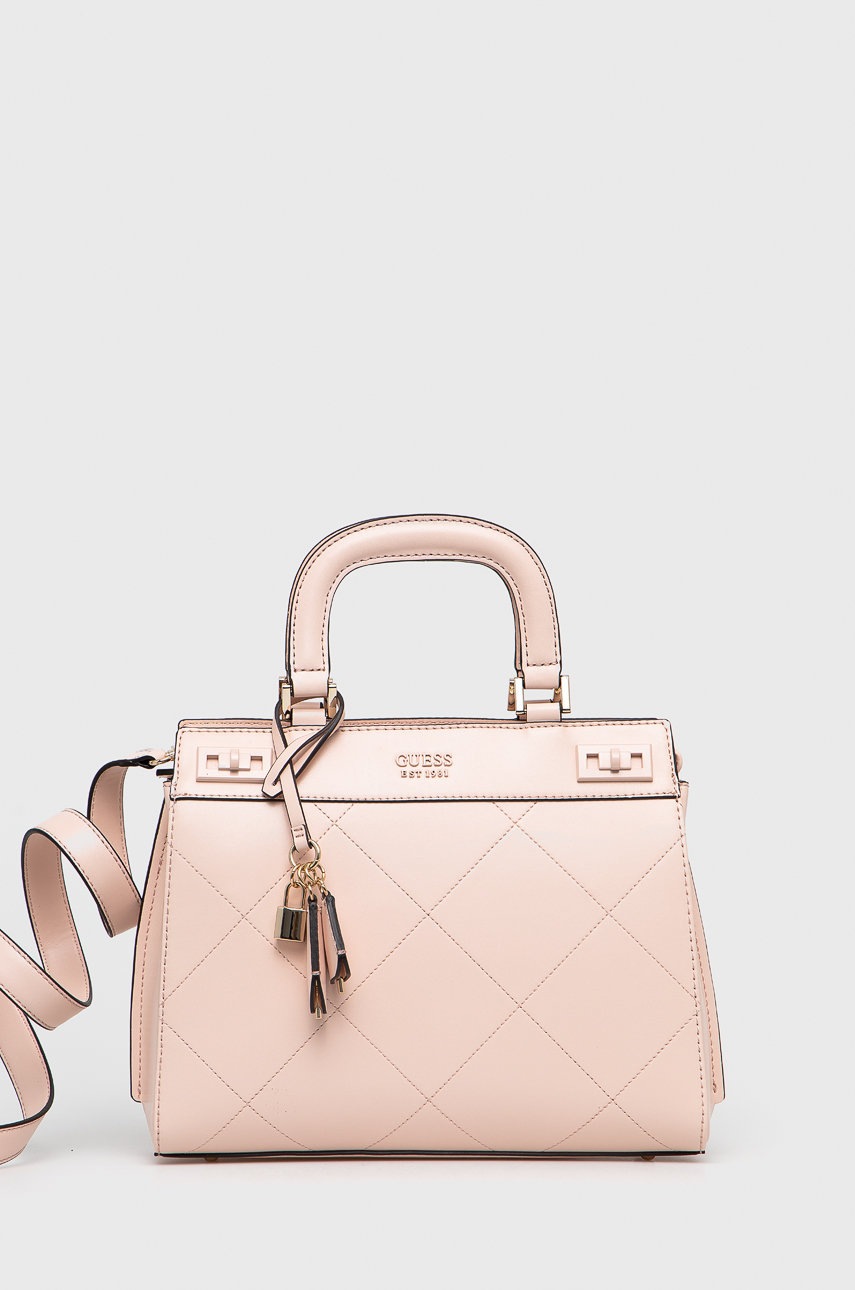 

Чанта Guess в розово, Розов