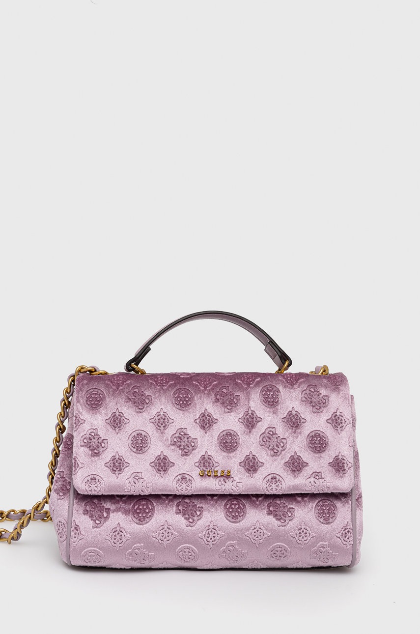 

Чанта Guess в лилаво, Виолетов