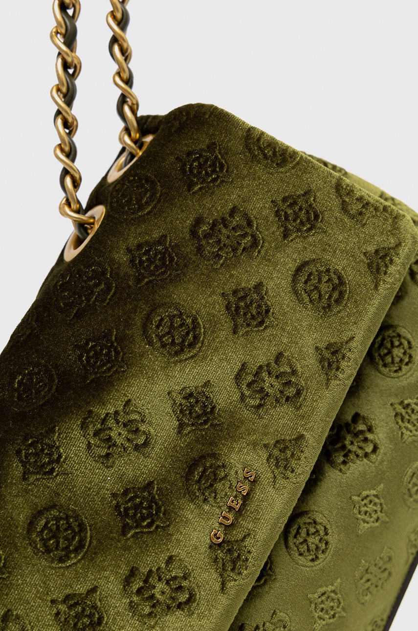 

Сумочка Guess колір зелений