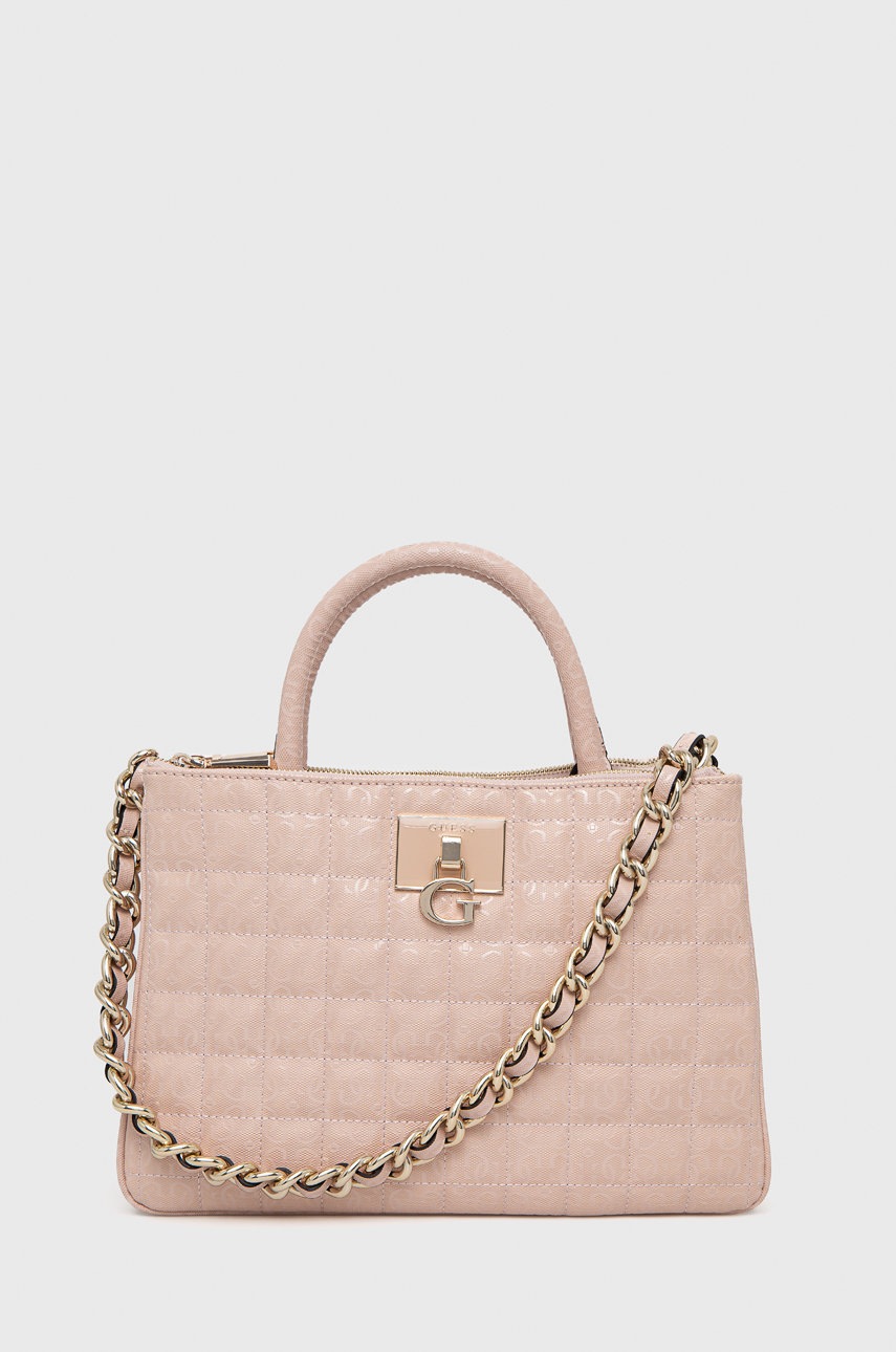 

Чанта Guess в розово, Розов