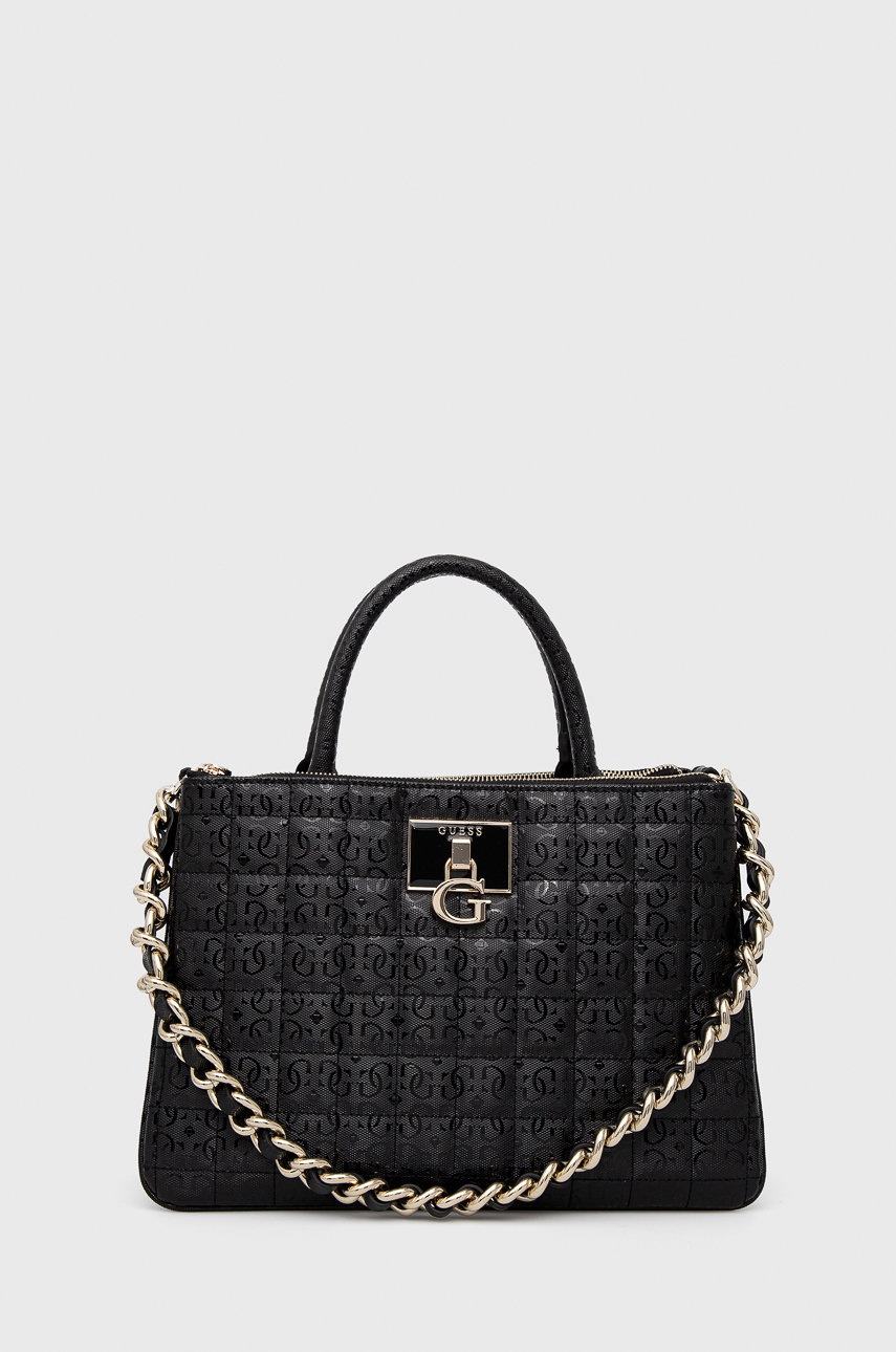 

Чанта Guess в черно, Черен