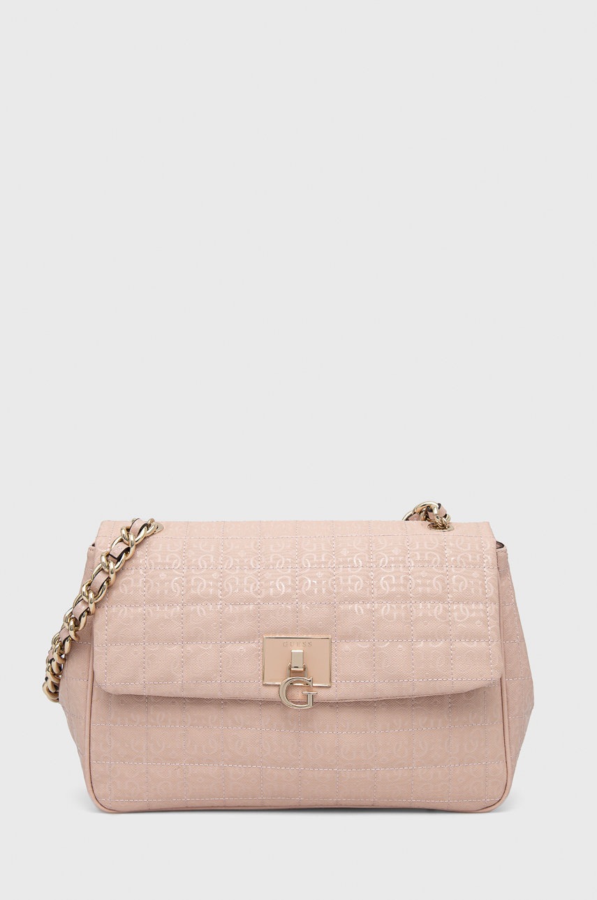 

Чанта Guess в розово, Розов