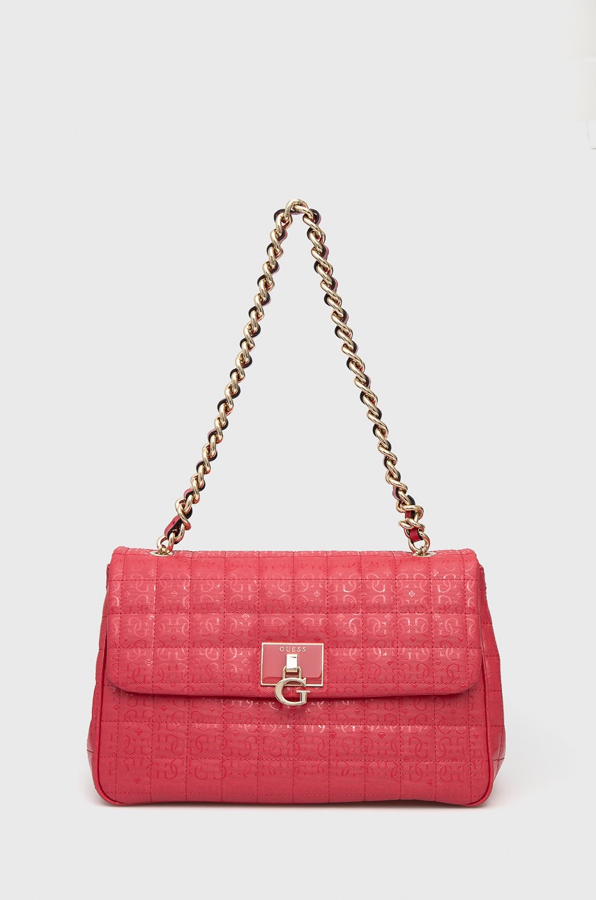 

Чанта Guess в розово, Розов