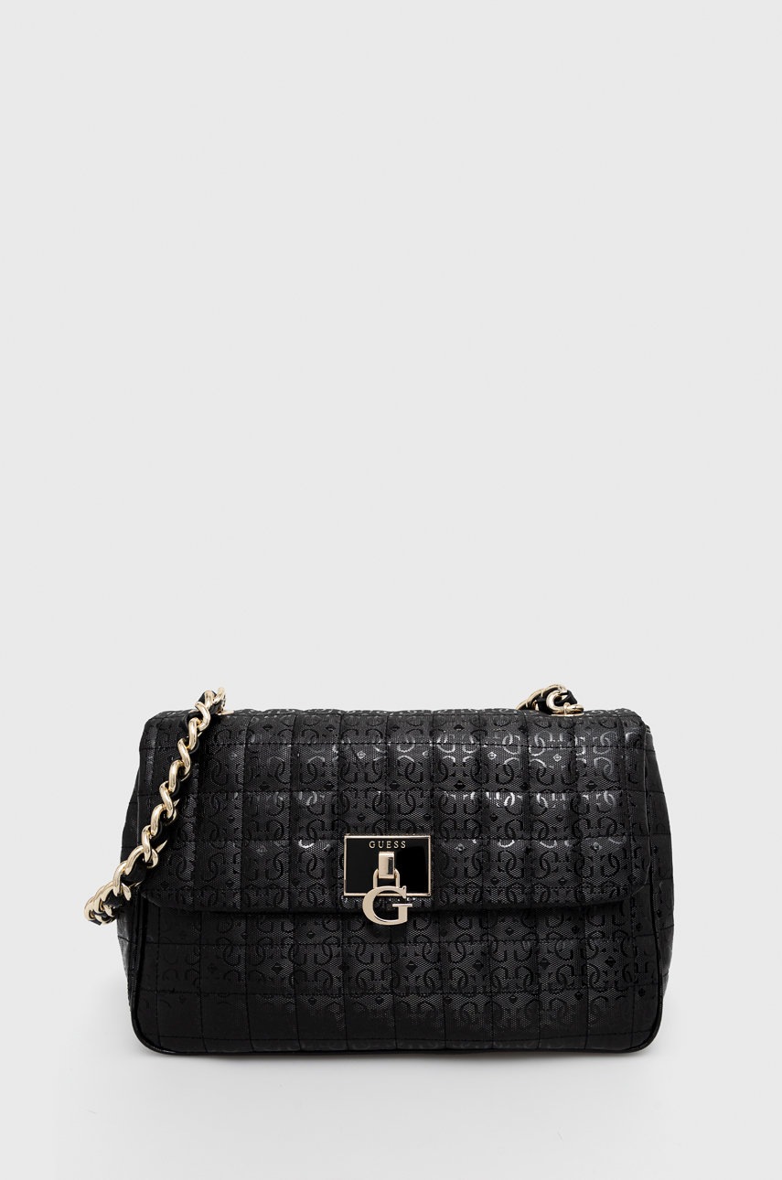 

Чанта Guess в черно, Черен