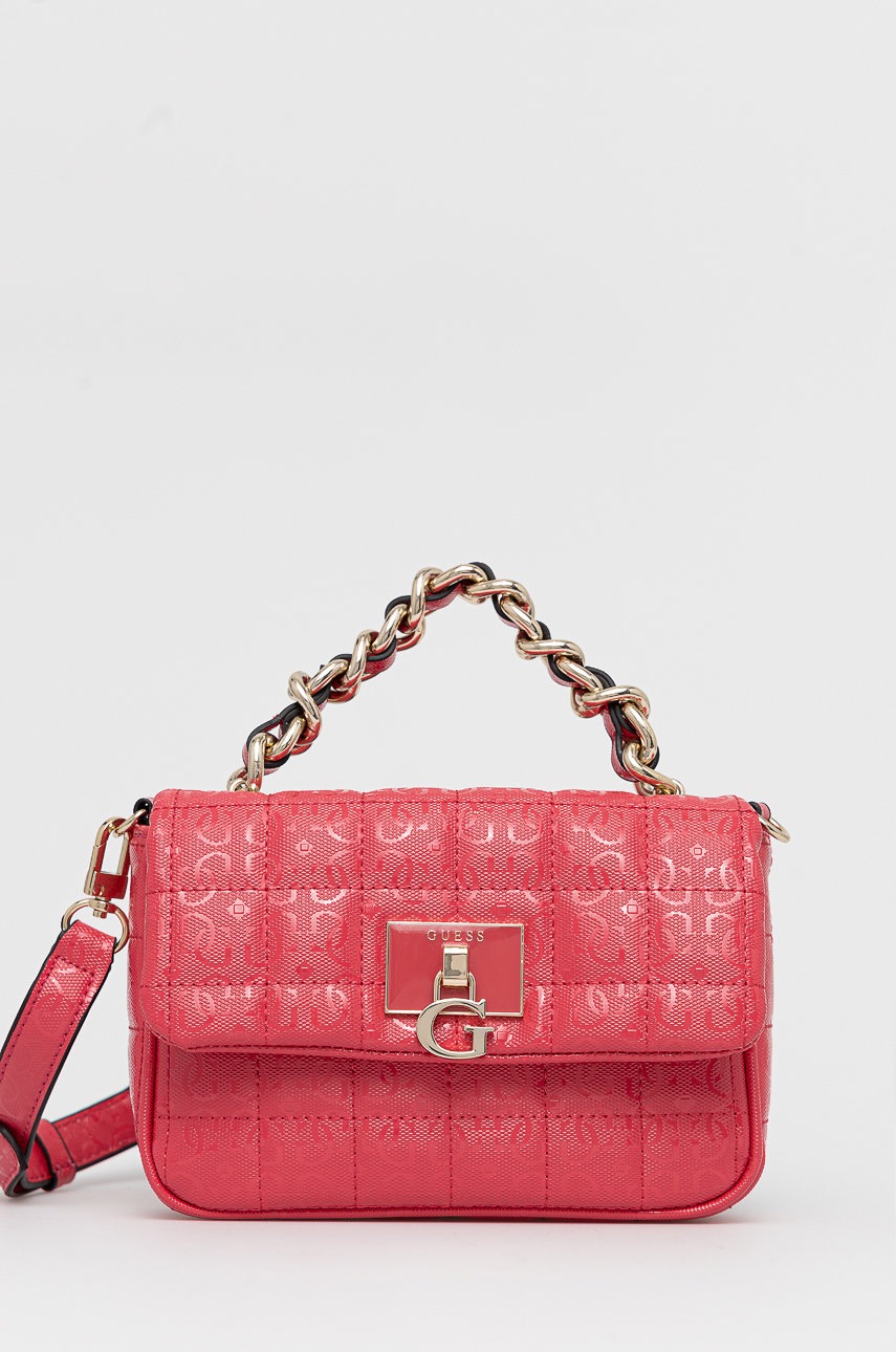 

Чанта Guess в розово, Розов