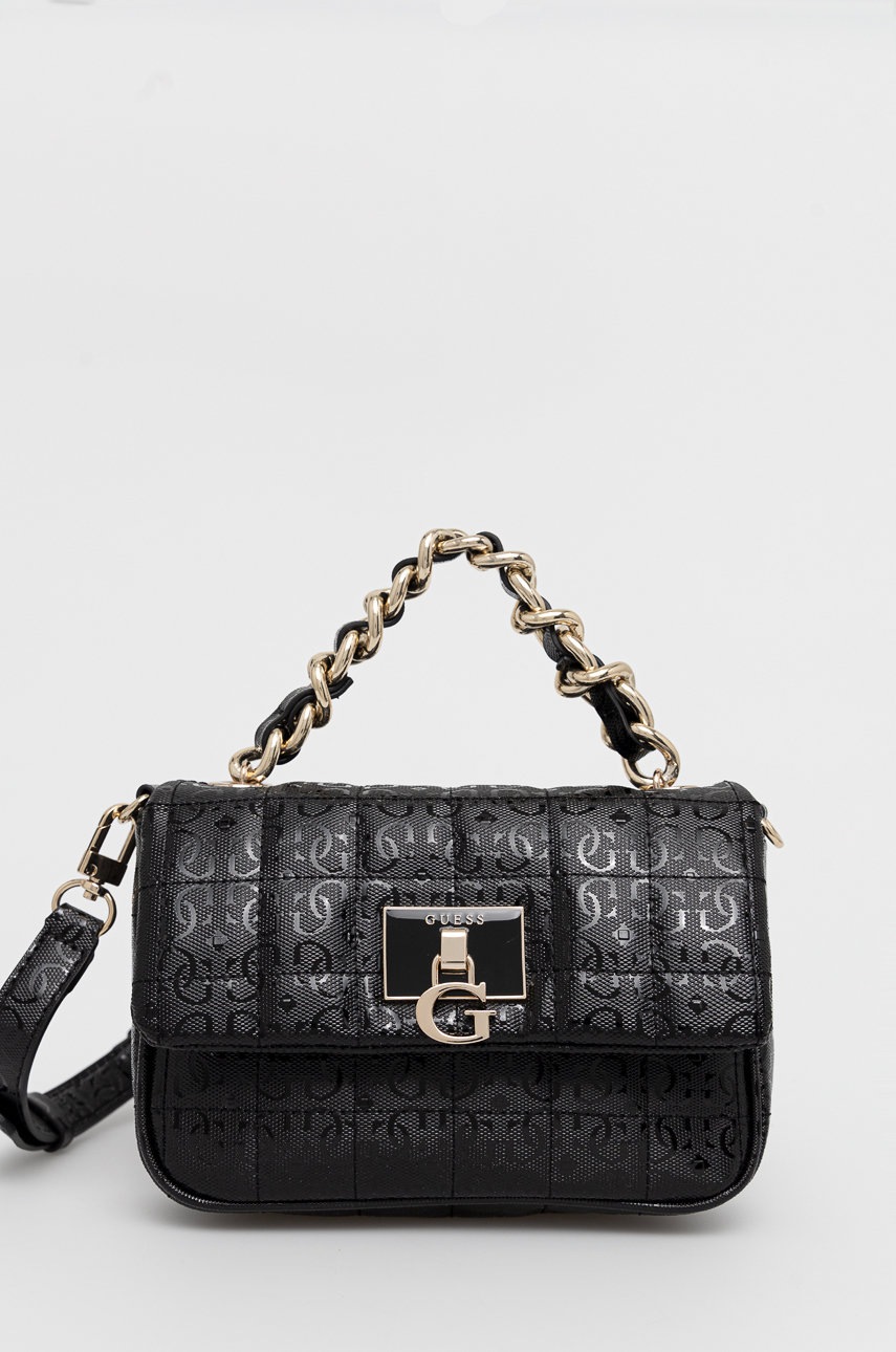 

Чанта Guess в черно, Черен