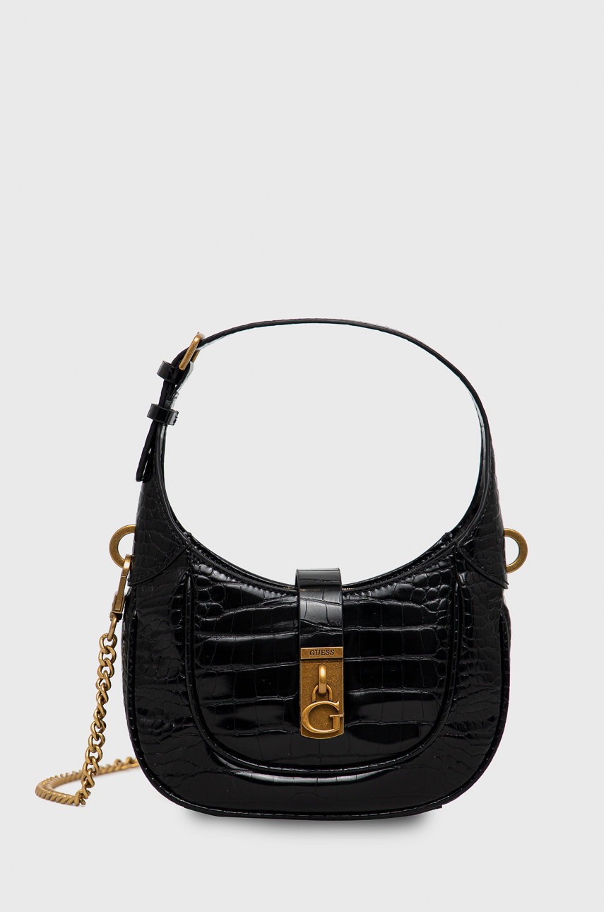 

Чанта Guess в черно, Черен