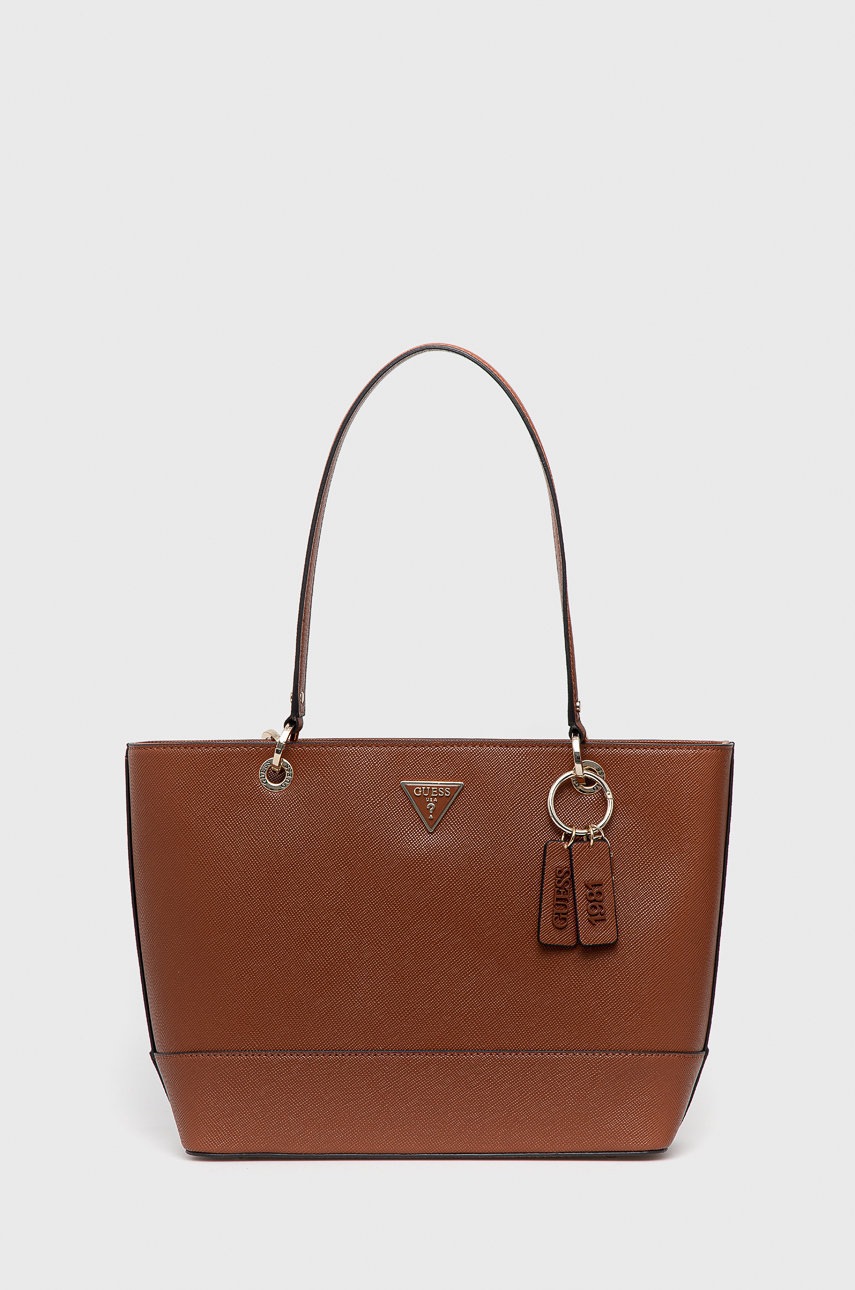 

Чанта Guess в червено, Кафяв