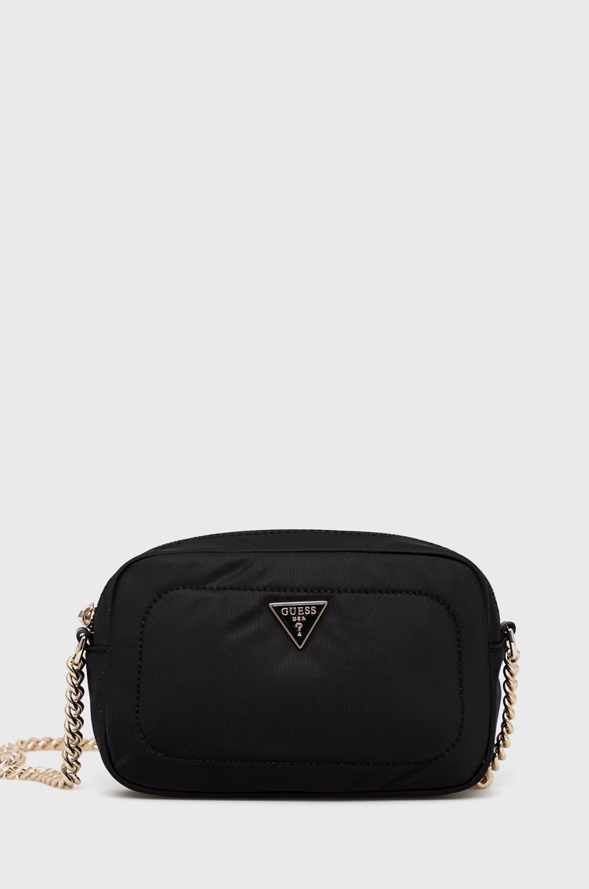 

Чанта Guess в черно, Черен