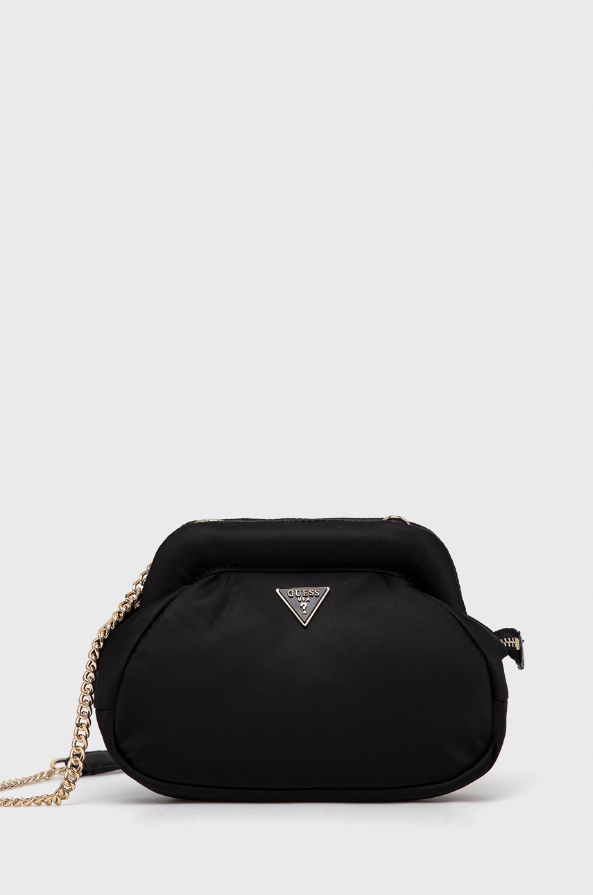 

Чанта Guess в черно, Черен