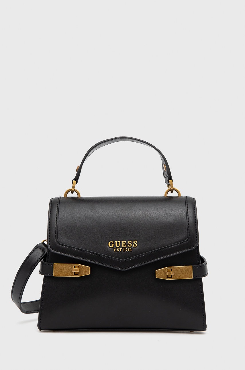 

Чанта Guess в черно, Черен