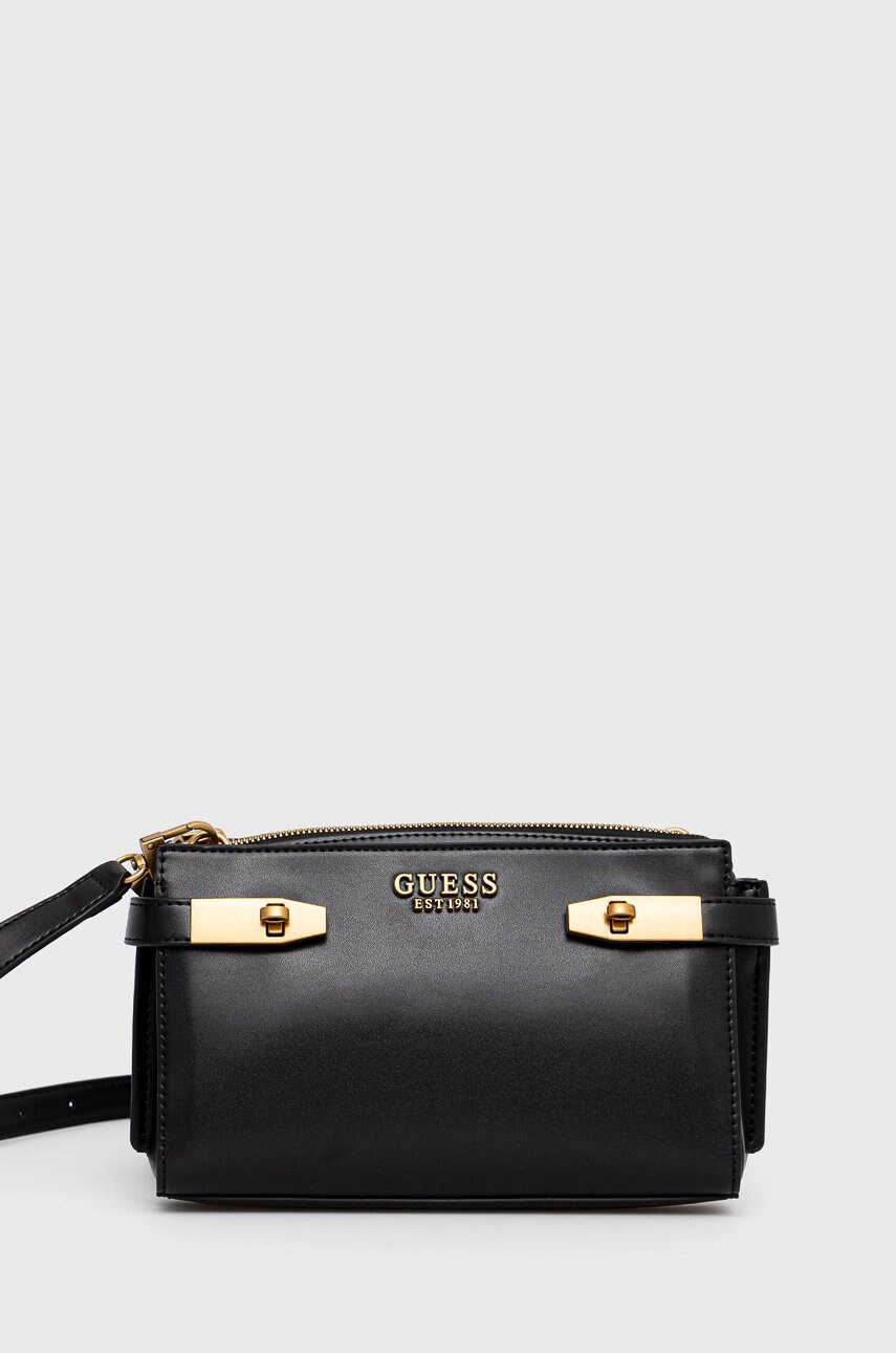

Чанта Guess в черно, Черен