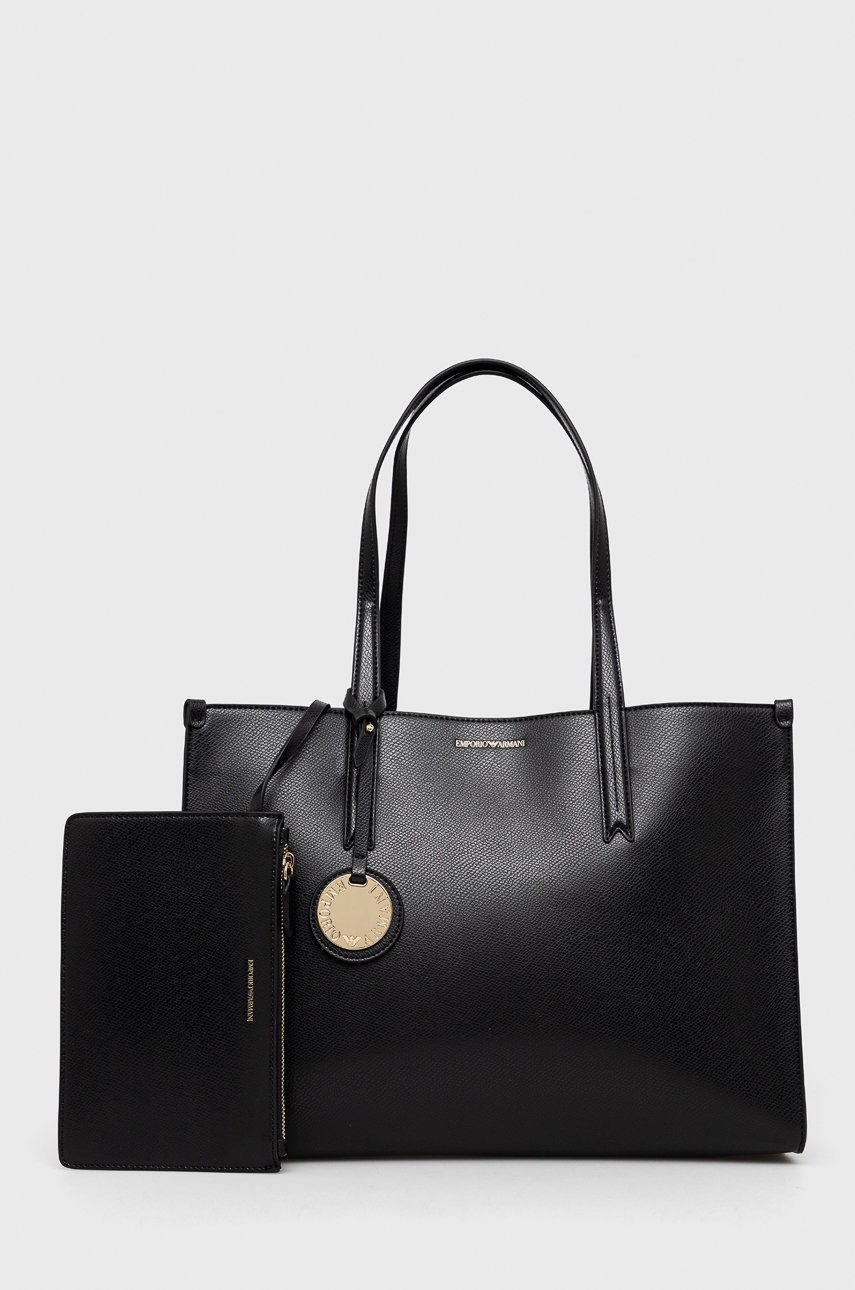 

Чанта Emporio Armani в черно, Черен