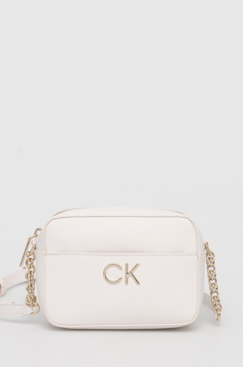 

Чанта Calvin Klein в кремаво, Бежов