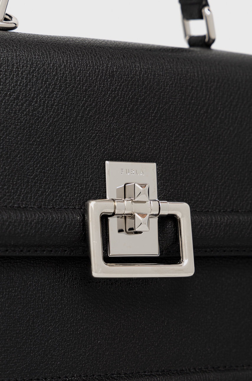 

Шкіряна сумочка Furla колір чорний