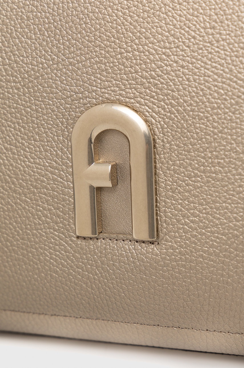 

Кожаная сумочка Furla Primula цвет жёлтый