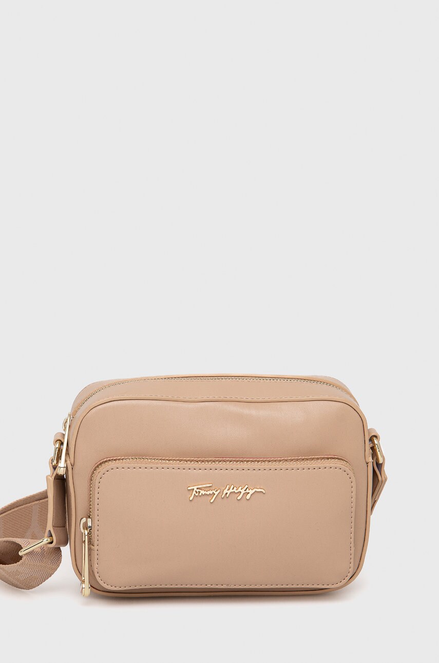 

Чанта Tommy Hilfiger Iconic в бежово, Бежов