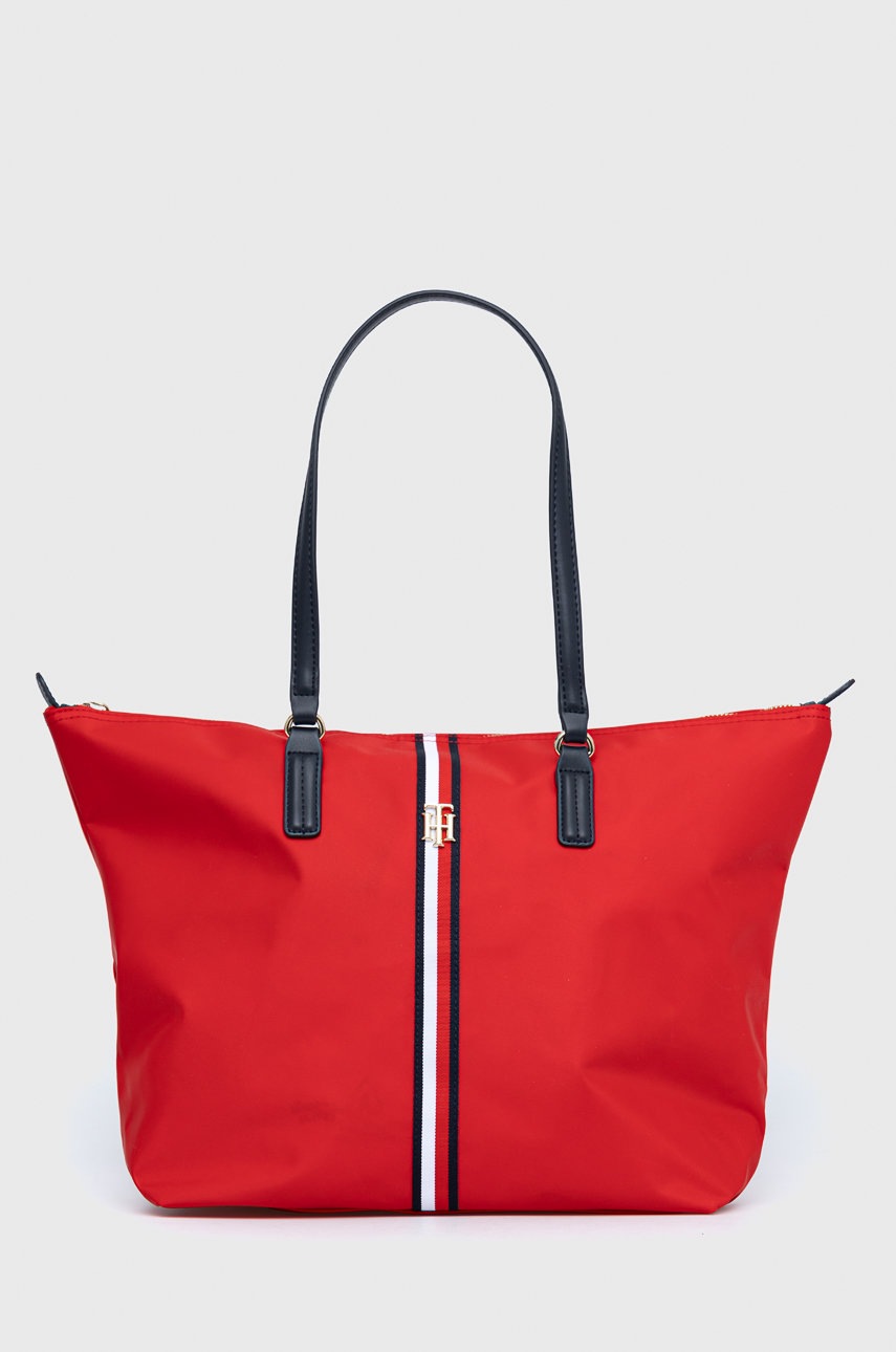 

Чанта Tommy Hilfiger в червено, Червен