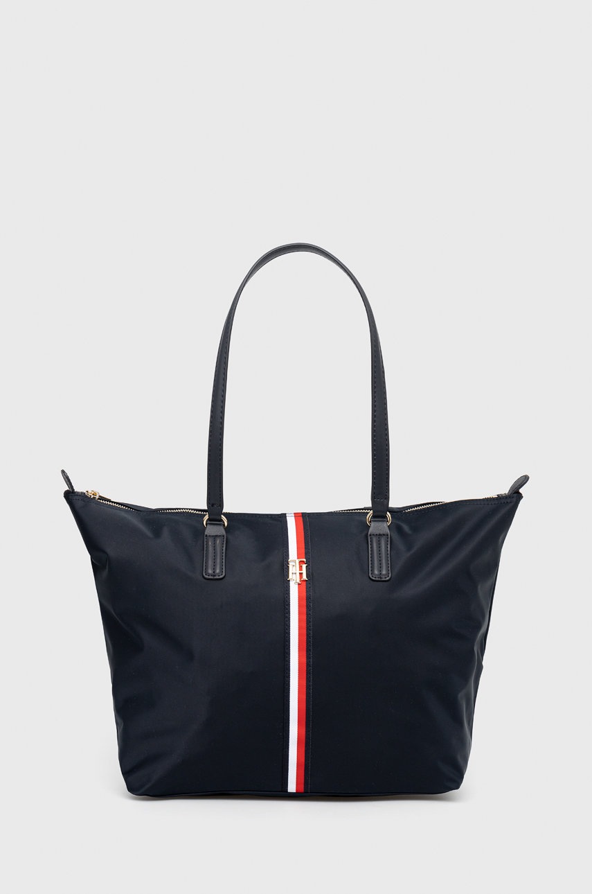 

Чанта Tommy Hilfiger в тъмносиньо, Тъмносин