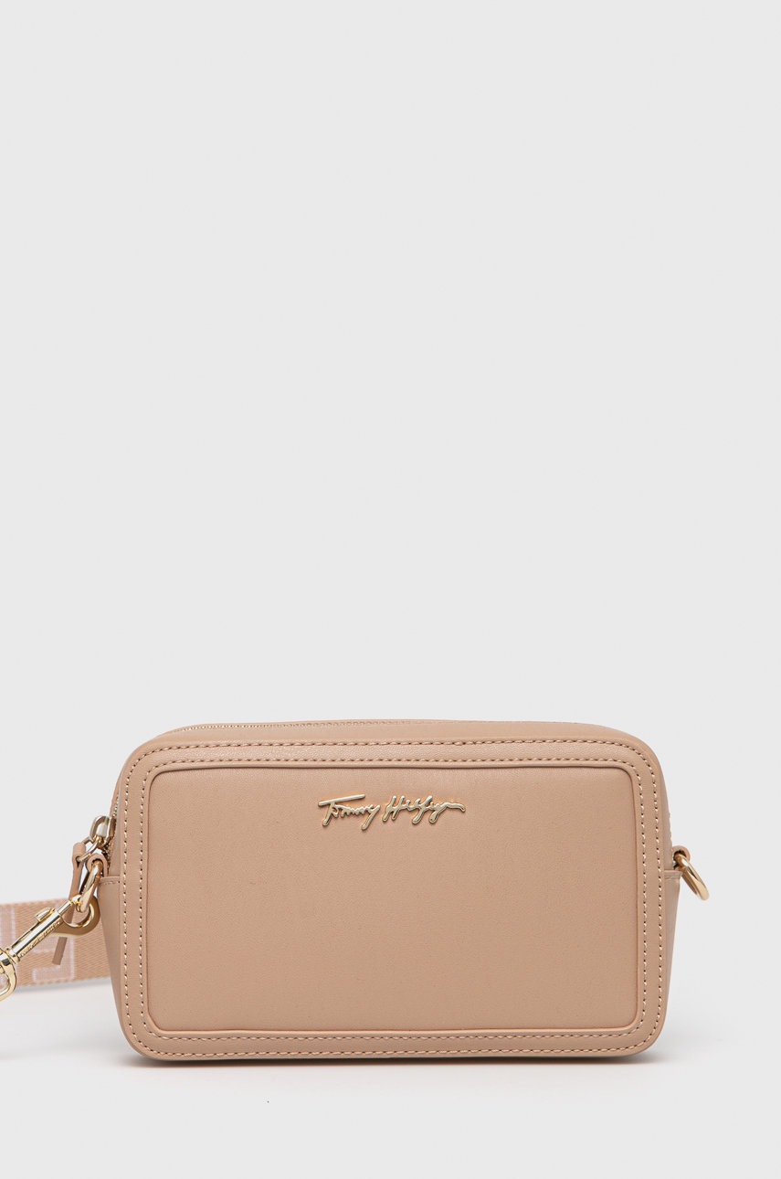 

Чанта Tommy Hilfiger в бежово, Бежов