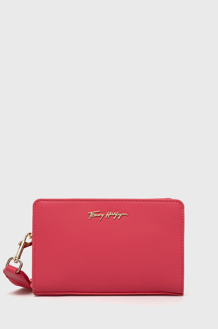 

Чанта Tommy Hilfiger в розово, Розов